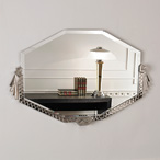 Art Déco mirror Réf. 474GM - H60x90cm